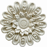 Small Decorative Ceiling Roses, 270mm - 490mm Plaster Coving Cornice & Ceiling Roses