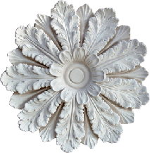 Small Decorative Ceiling Roses, 270mm - 490mm Plaster Coving Cornice & Ceiling Roses