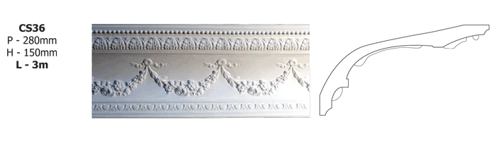 Decorative Designs Plaster Coving Cornice & Ceiling Roses