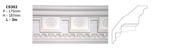 Decorative Designs Plaster Coving Cornice & Ceiling Roses