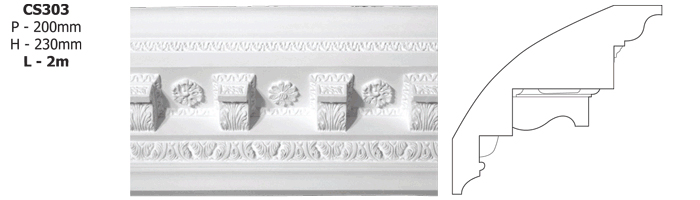 Decorative Designs Plaster Coving Cornice & Ceiling Roses