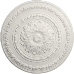 Medium Decorative Ceiling Roses, 500mm - 540mm Plaster Coving Cornice & Ceiling Roses