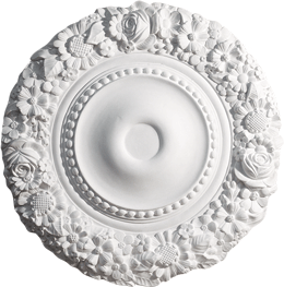 Medium Decorative Ceiling Roses, 500mm - 540mm Plaster Coving Cornice & Ceiling Roses