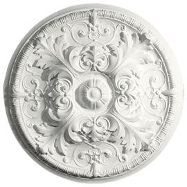 Medium Decorative Ceiling Roses, 500mm - 540mm Plaster Coving Cornice & Ceiling Roses