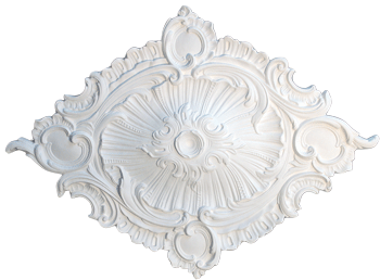 Medium Decorative Ceiling Roses, 500mm - 540mm Plaster Coving Cornice & Ceiling Roses